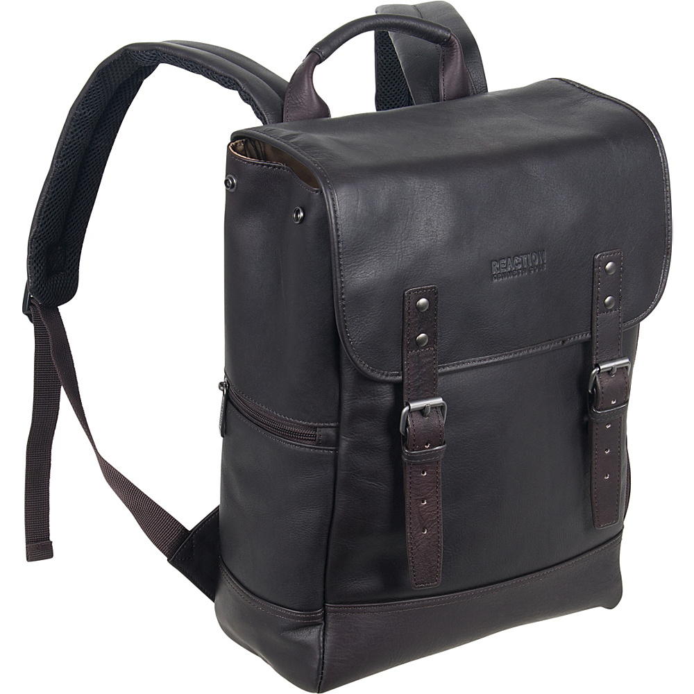 Kenneth Cole Reaction Sleek Computer Pack er Colombian Leather Computer Backpack Brown Kenneth Cole Reaction Business Laptop Backpacks