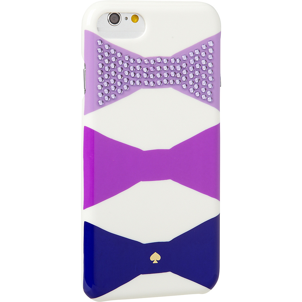 kate spade new york Jeweled Oversized Bow iPhone 7 Case Purple Multi kate spade new york Electronic Cases