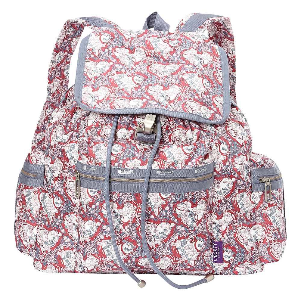 LeSportsac LeSportsac Made with Liberty Art Fabrics 3 Zip Voyager Backpack Amy Jane LeSportsac Fabric Handbags