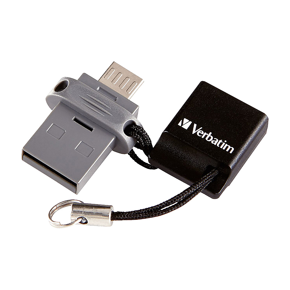 Verbatim 16Gb Store n Go Dual USB Flash Drive for OTG Devices 99138 Black Verbatim Electronic Accessories