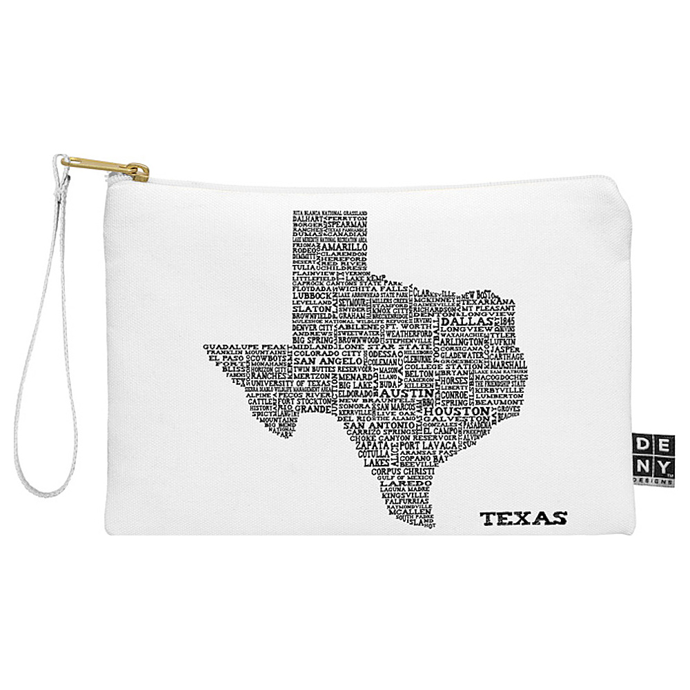 DENY Designs Pouch with Wristlet Restudio Designs Texas Map DENY Designs Luggage Accessories