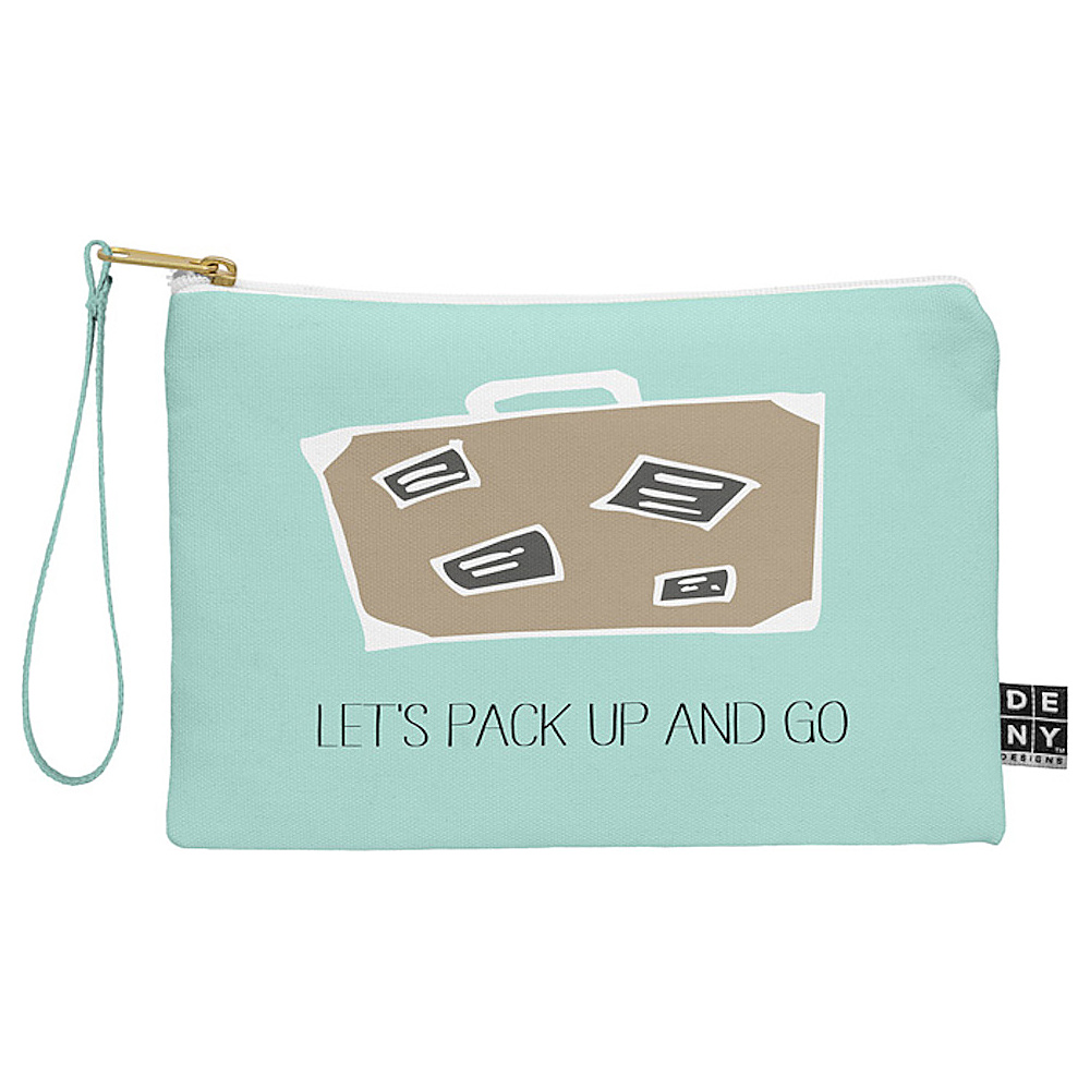 DENY Designs Pouch with Wristlet Allyson Johnson Lets Pack Up And Go DENY Designs Luggage Accessories