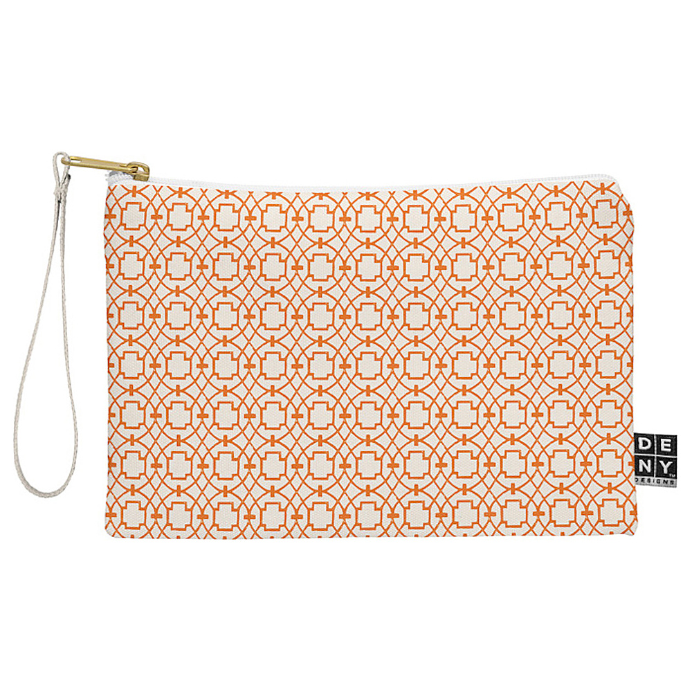 DENY Designs Pouch with Wristlet Caroline Okun Burnt Orange Umbria DENY Designs Luggage Accessories