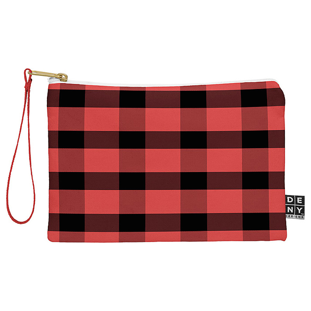 DENY Designs Pouch with Wristlet Allyson Johnson Winter Plaid DENY Designs Luggage Accessories