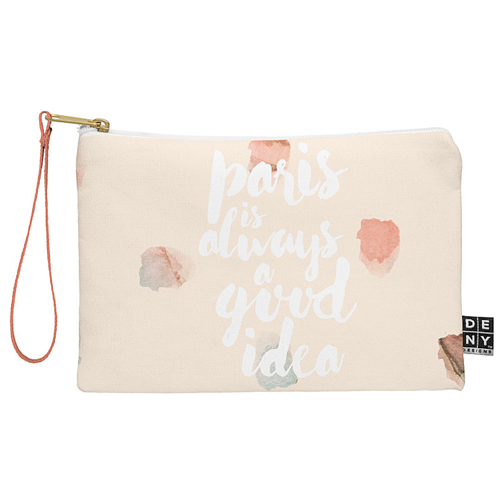 DENY Designs Pouch with Wristlet Hello Sayang Paris Is Always A Good Idea DENY Designs Luggage Accessories