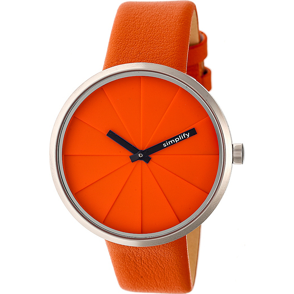 Simplify The 4000 Unisex Watch Orange Simplify Watches
