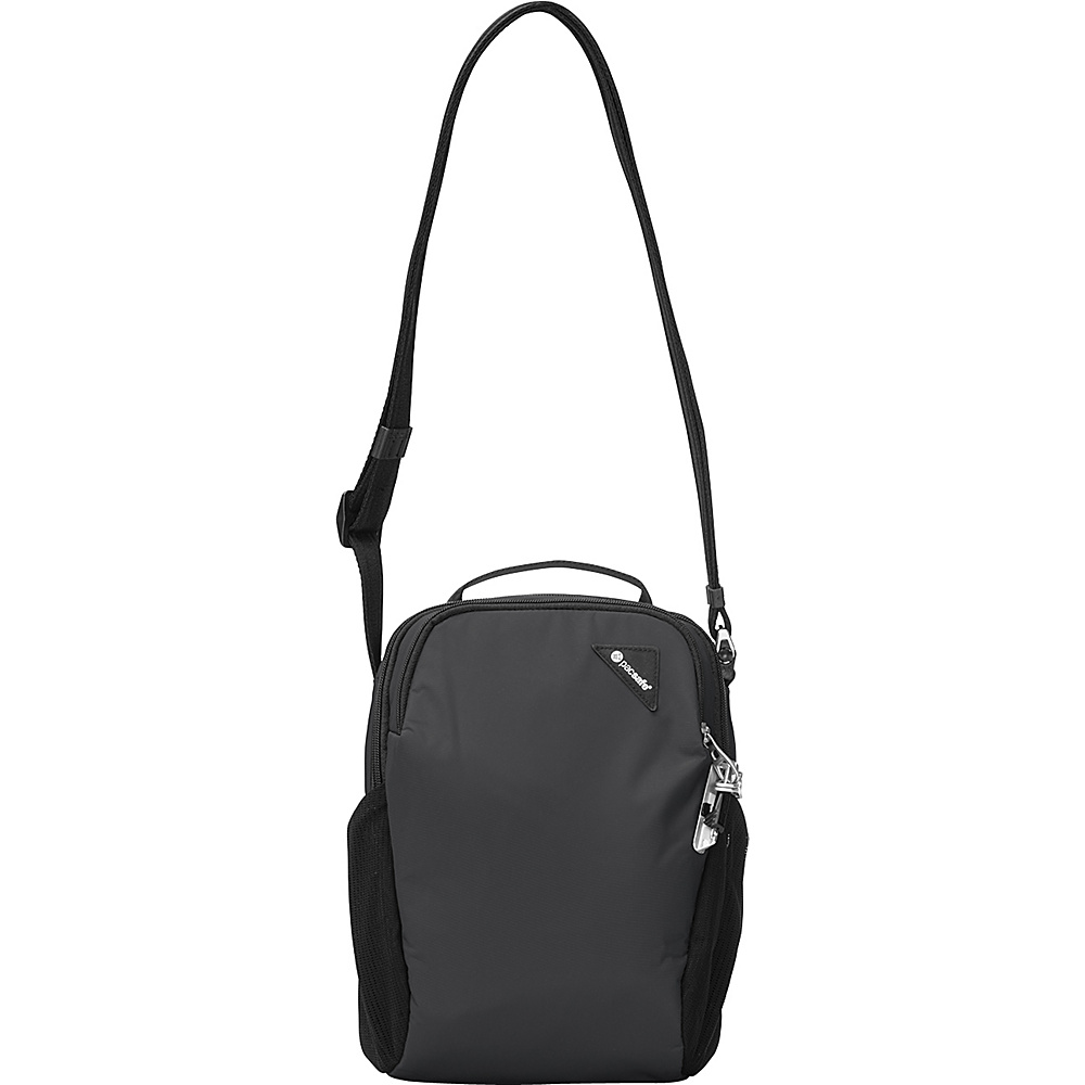 Pacsafe Vibe 200 Anti Theft Compact Travel Bag Black Pacsafe Fabric Handbags