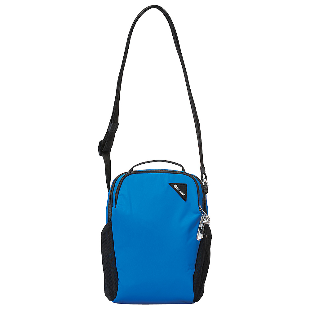 Pacsafe Vibe 200 Anti Theft Compact Travel Bag Blue Pacsafe Fabric Handbags