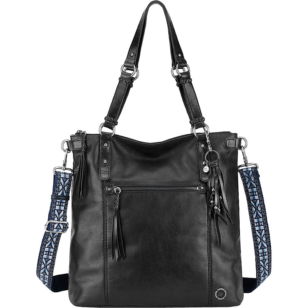 The Sak Ashland Tote Black The Sak Leather Handbags