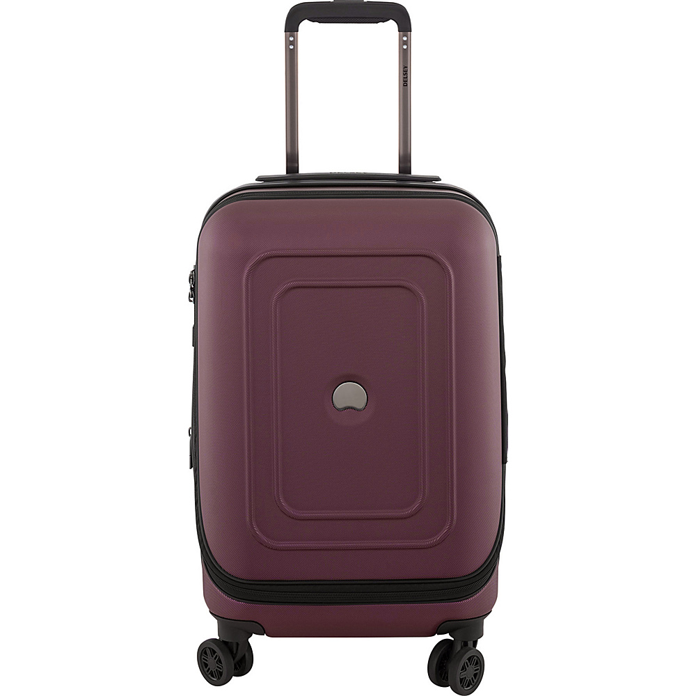 Delsey Cruise Lite Hard 19 Intl. Carry On Exp. Spinner Trolley Black Cherry Delsey Softside Carry On