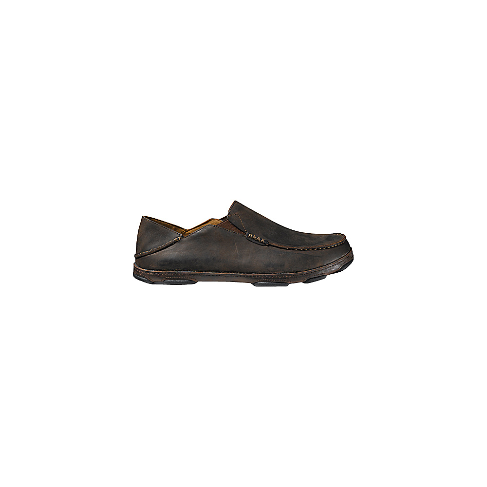 OluKai Mens Moloa Slip On 16 Dark Wood Dark Java OluKai Men s Footwear