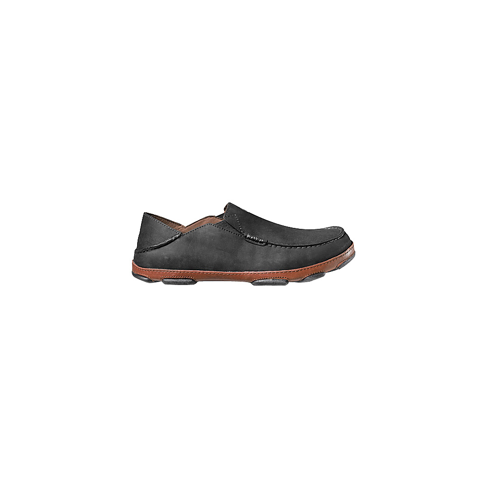OluKai Mens Moloa Slip On 11.5 Black Toffee OluKai Men s Footwear