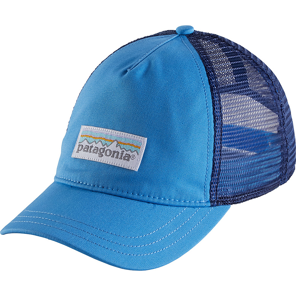 Patagonia W s Pastel P 6 Label Layback Trucker Hat Radar Blue Patagonia Hats Gloves Scarves