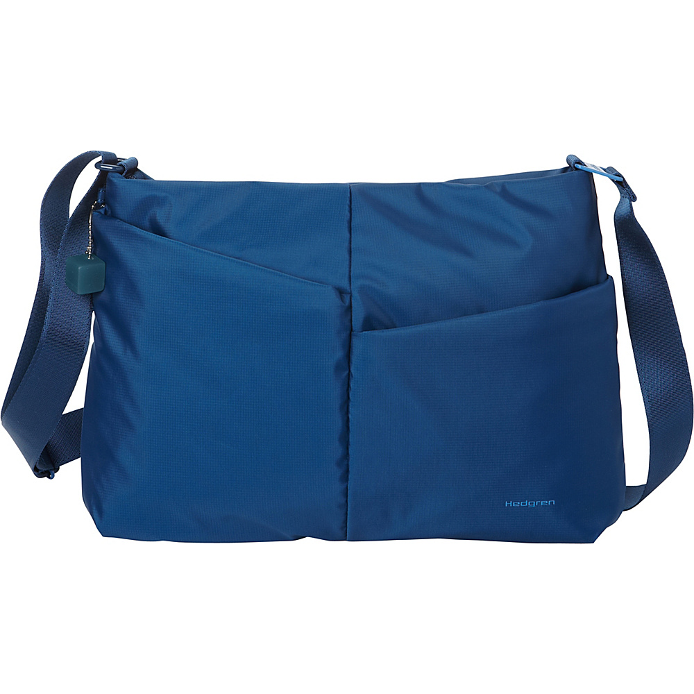 Hedgren Eve Shoulder Bag 03 Version Morrocan Blue Hedgren Fabric Handbags