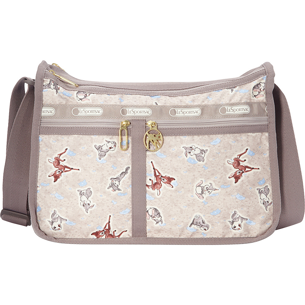 LeSportsac Bambi Deluxe Everyday Bag Thumpin Around LeSportsac Fabric Handbags