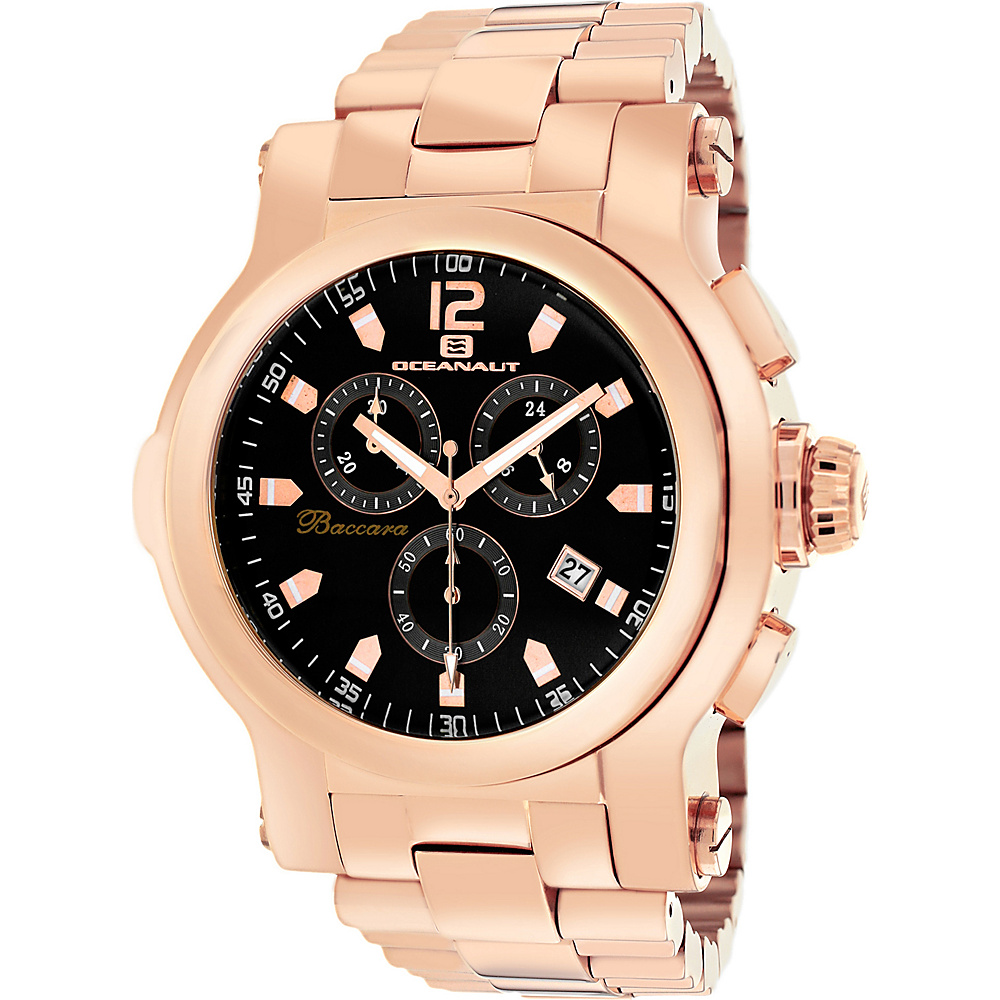 Oceanaut Watches Men s Baccara XL Watch Black Oceanaut Watches Watches