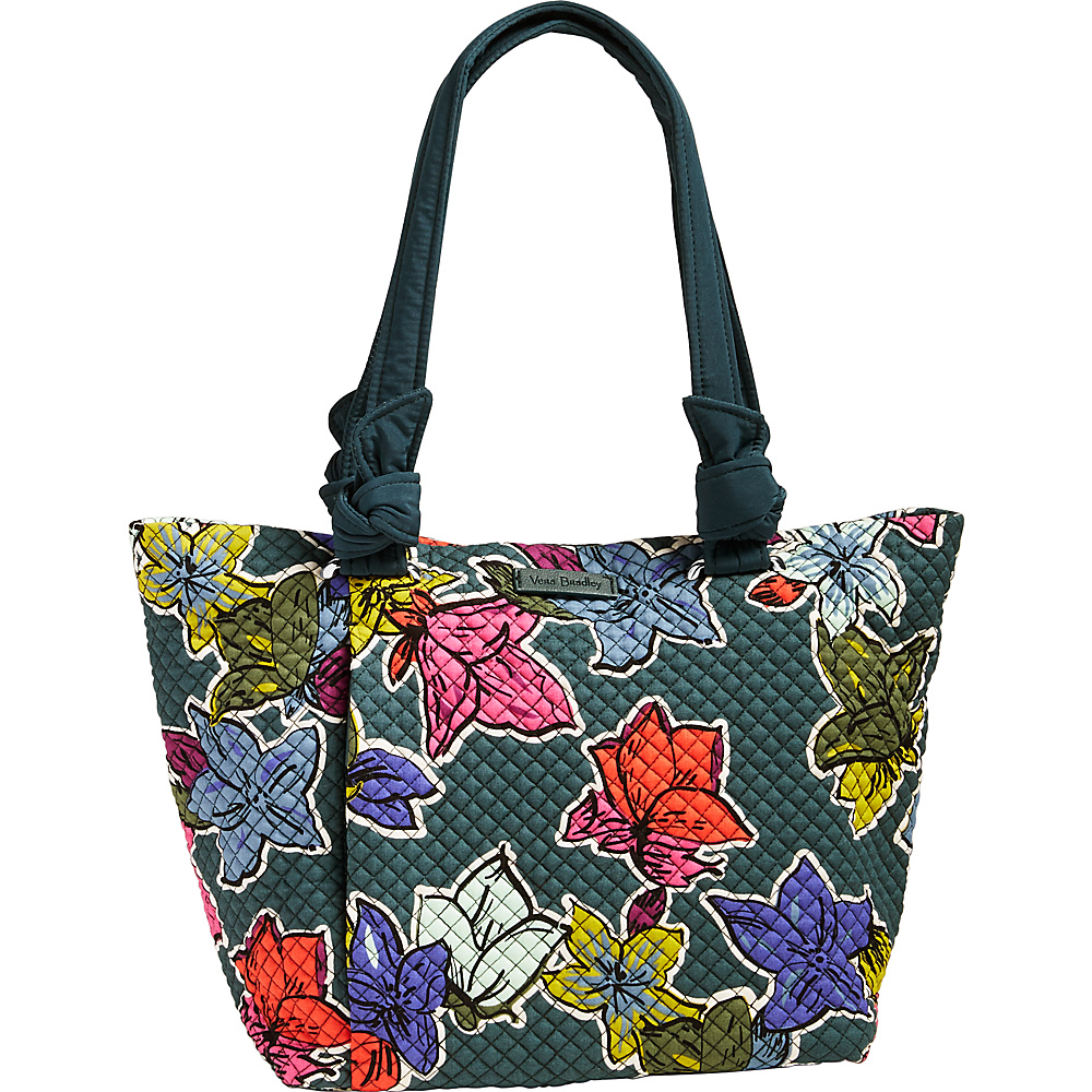 Vera Bradley Hadley East West Tote Falling Flowers - Vera Bradley Fabric Handbags