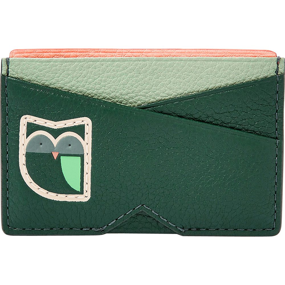 UPC 723764549843 product image for Fossil Card Case Alpine Green - Fossil Women's Wallets | upcitemdb.com