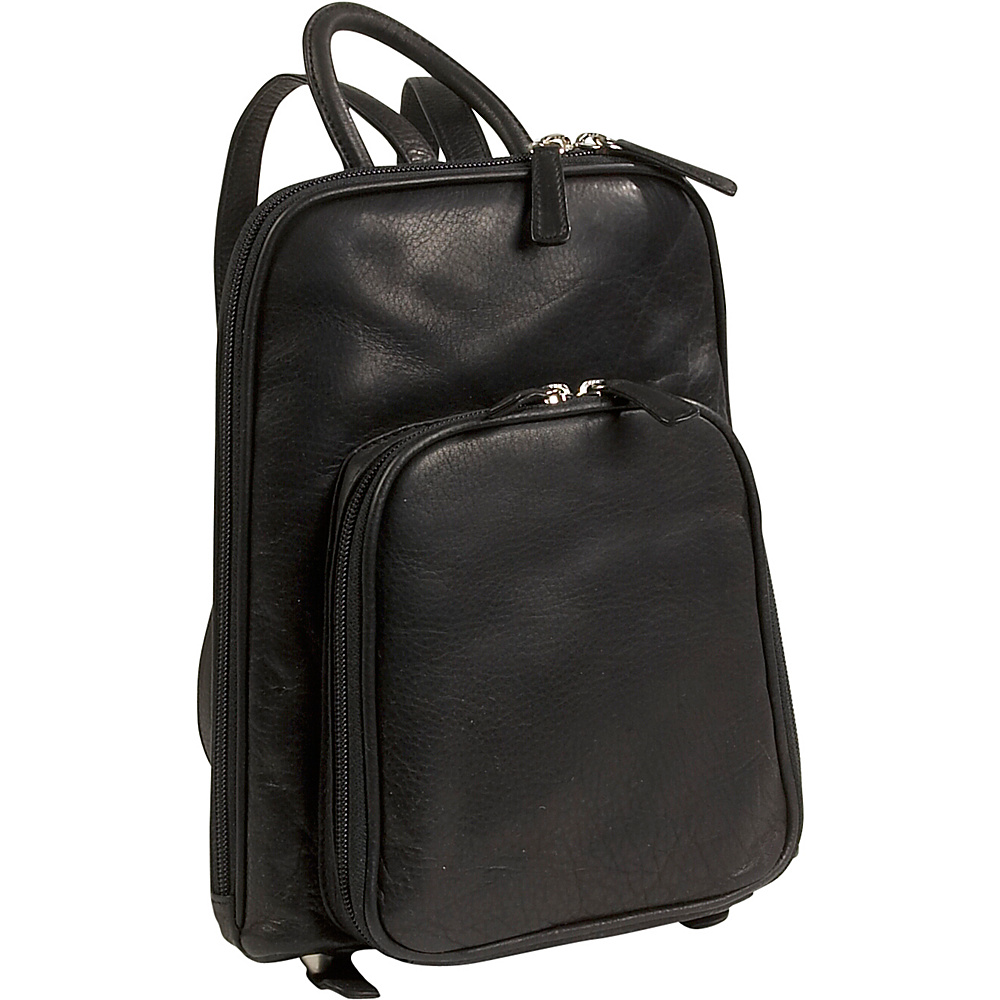 Osgoode Marley Cashmere Small Organizer Backpack Black Osgoode Marley Leather Handbags