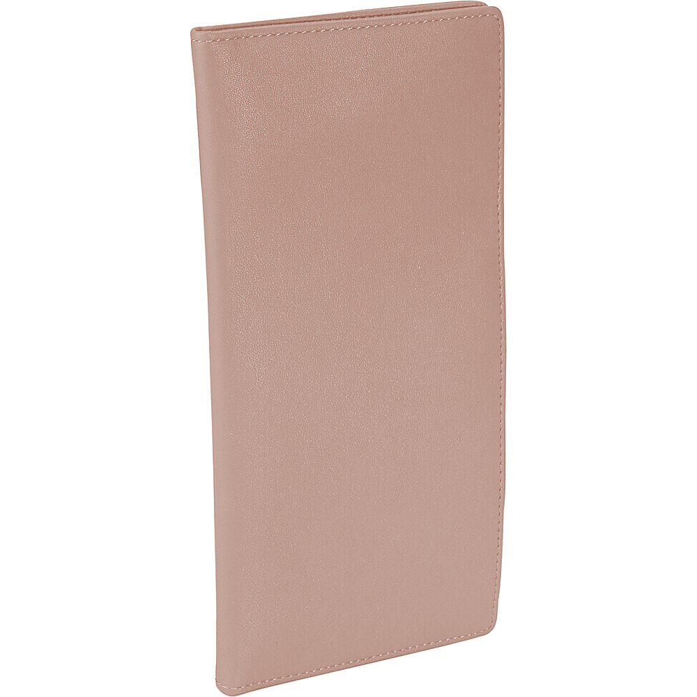 Royce Leather Passport Ticket Holder Carnation Pink