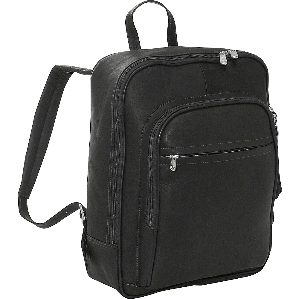 Piel Front Pocket Computer Backpack Black