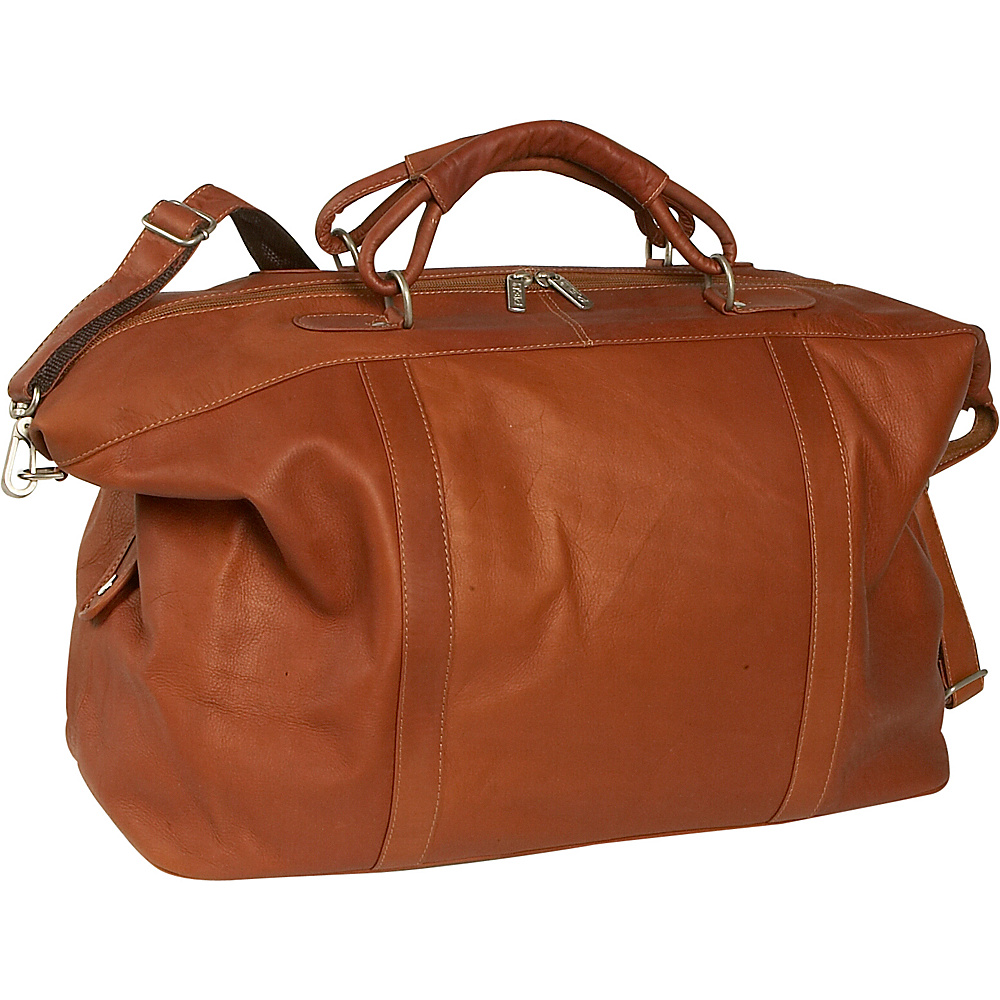 Piel Large Carry On Satchel Travel Duffel Saddle Piel Luggage