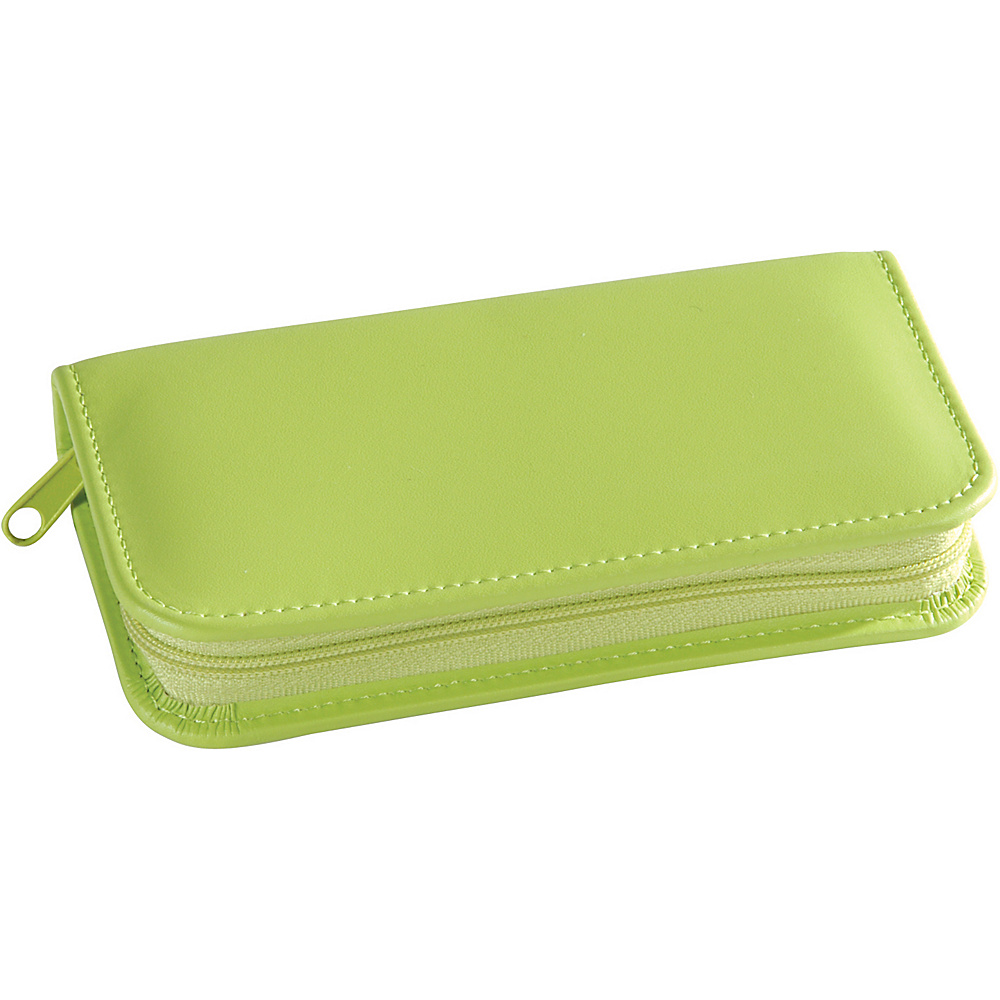 Royce Leather Travel and Grooming Kit Key Lime Green