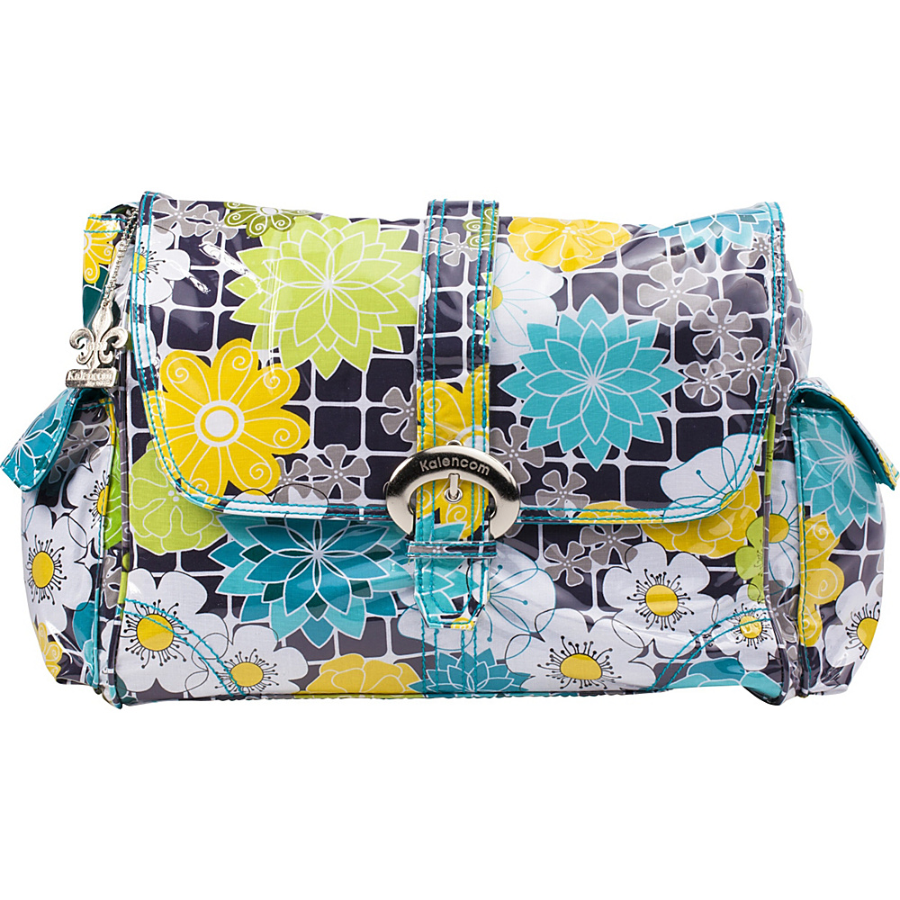 Kalencom Laminated Buckle Diaper Bag O Floral Kalencom Diaper Bags Accessories