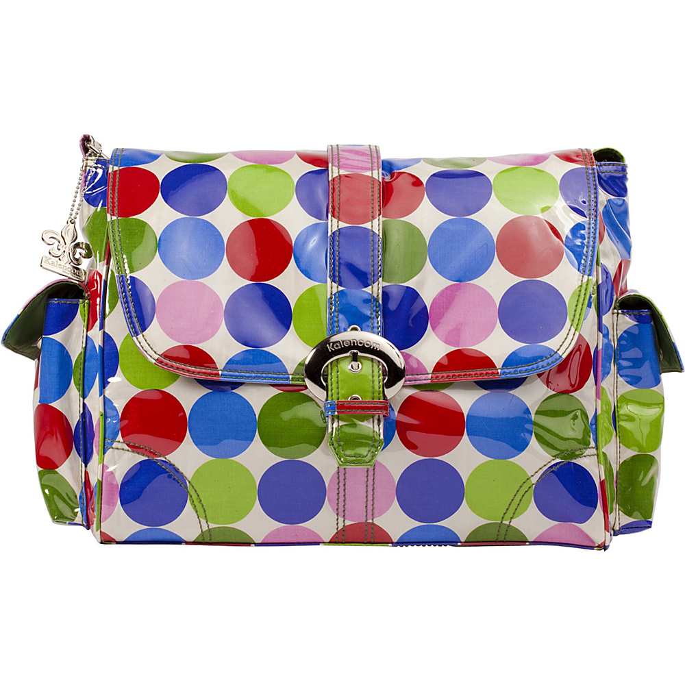 Kalencom Laminated Buckle Diaper Bag Jazz Dots Kalencom Diaper Bags Accessories