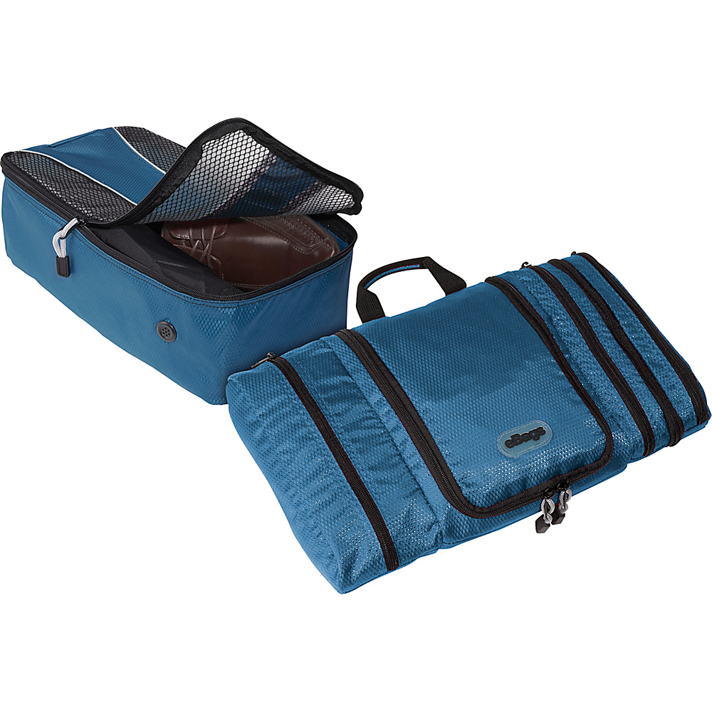 eBags Value Set Pack It Flat Shoe Bag Denim eBags Travel Organizers