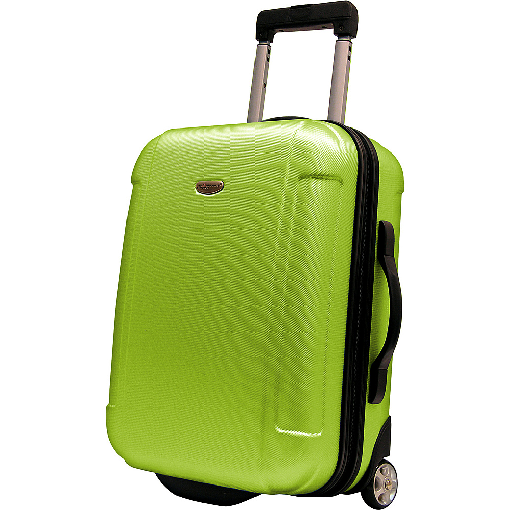Traveler s Choice Freedom 21 in. Hardshell Wheeled Carry On Suitcase Apple Green Traveler s Choice Hardside Carry On