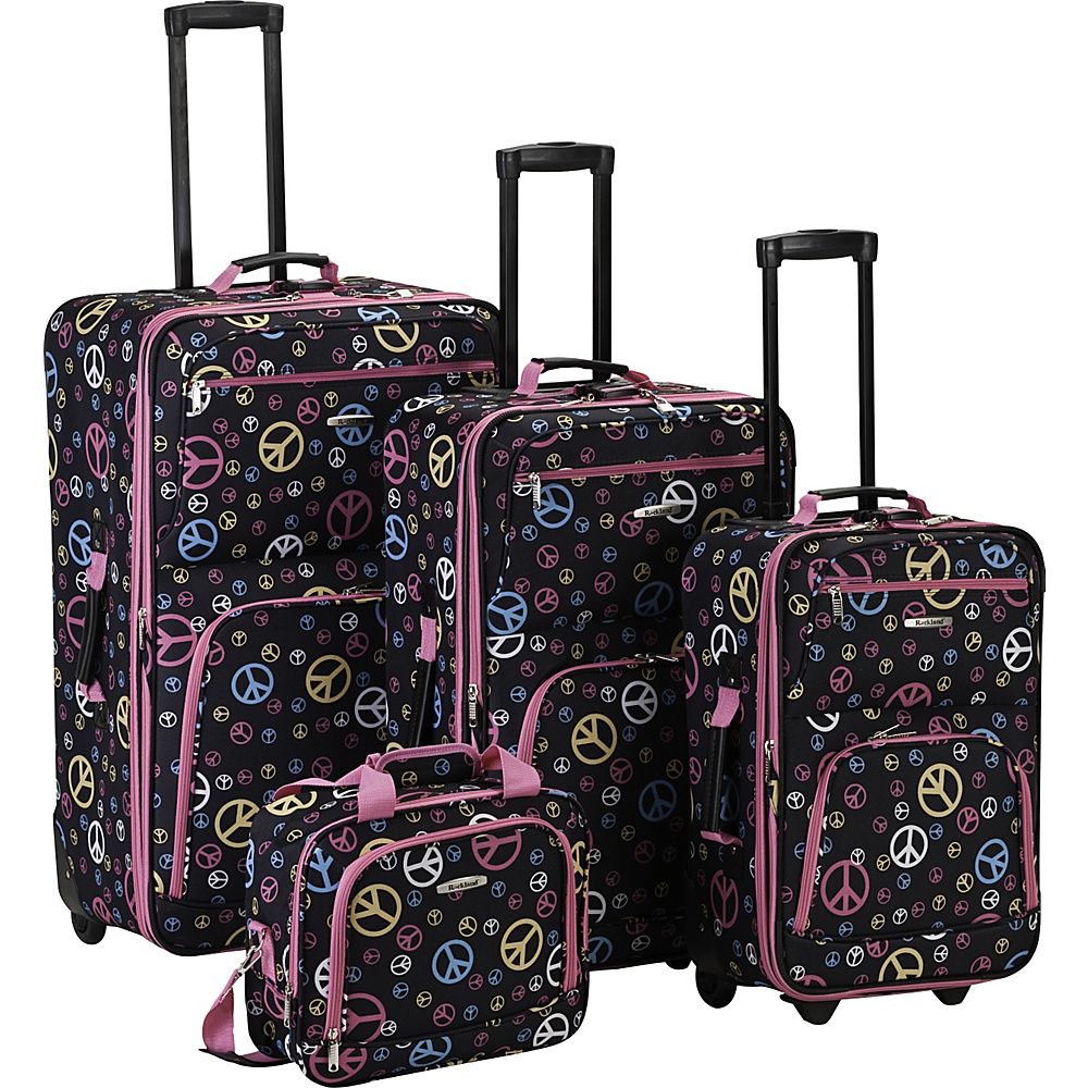 Rockland Luggage 4 Piece Expandable Luggage Set Multi
