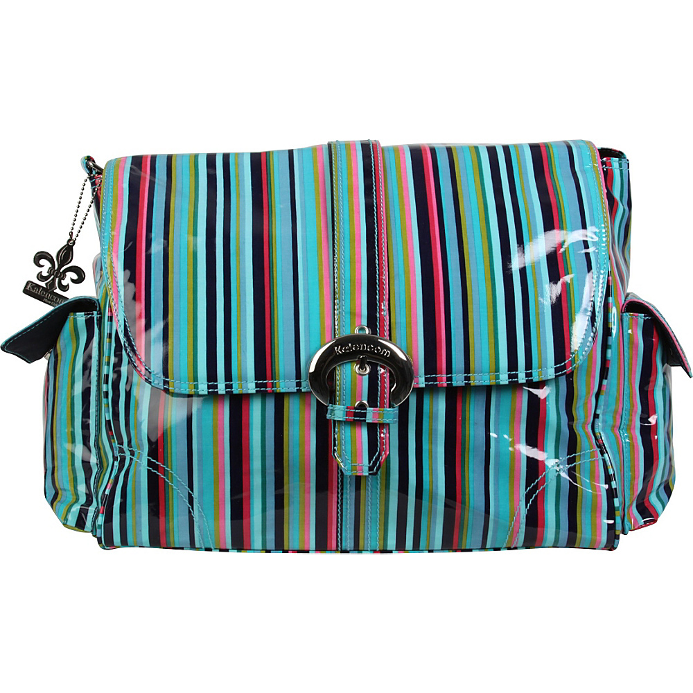 Kalencom Matte Coated Buckle Bag Dixie Stripes Kalencom Diaper Bags Accessories