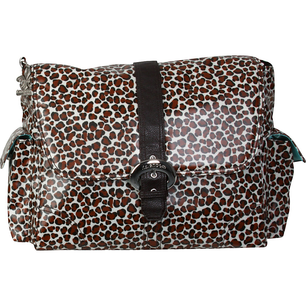Kalencom Matte Coated Buckle Bag Safari Cheetah Kalencom Diaper Bags Accessories