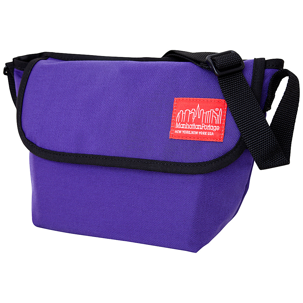 Manhattan Portage Nylon Messenger Bag Small Purple Manhattan Portage Messenger Bags