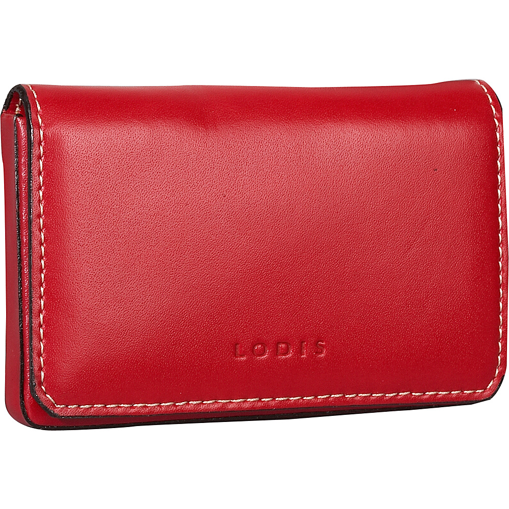 Lodis Audrey Mini Card Case Core Colors Red Lodis Women s SLG Other