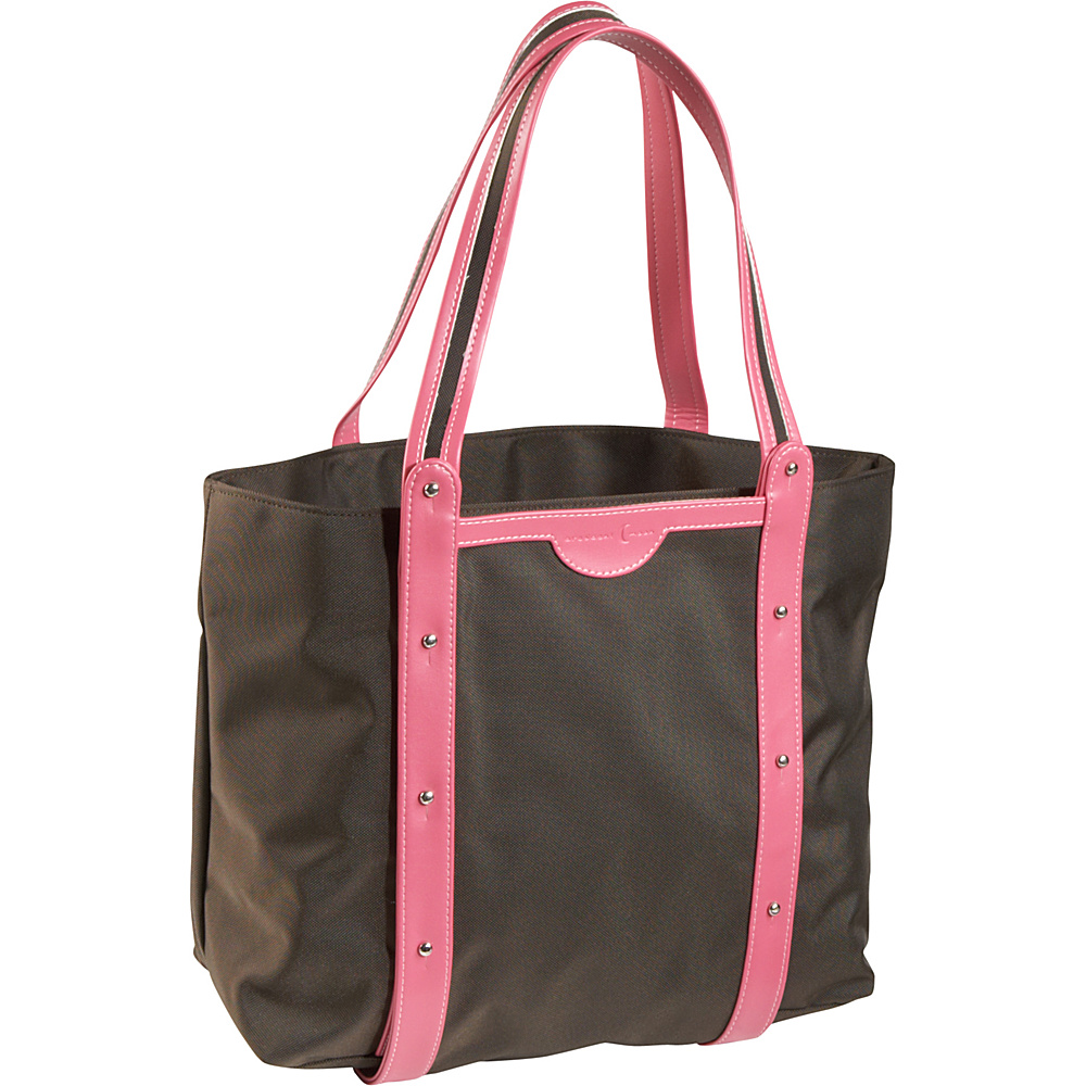Crescent Moon Convertible Yoga Tote Brown Pink