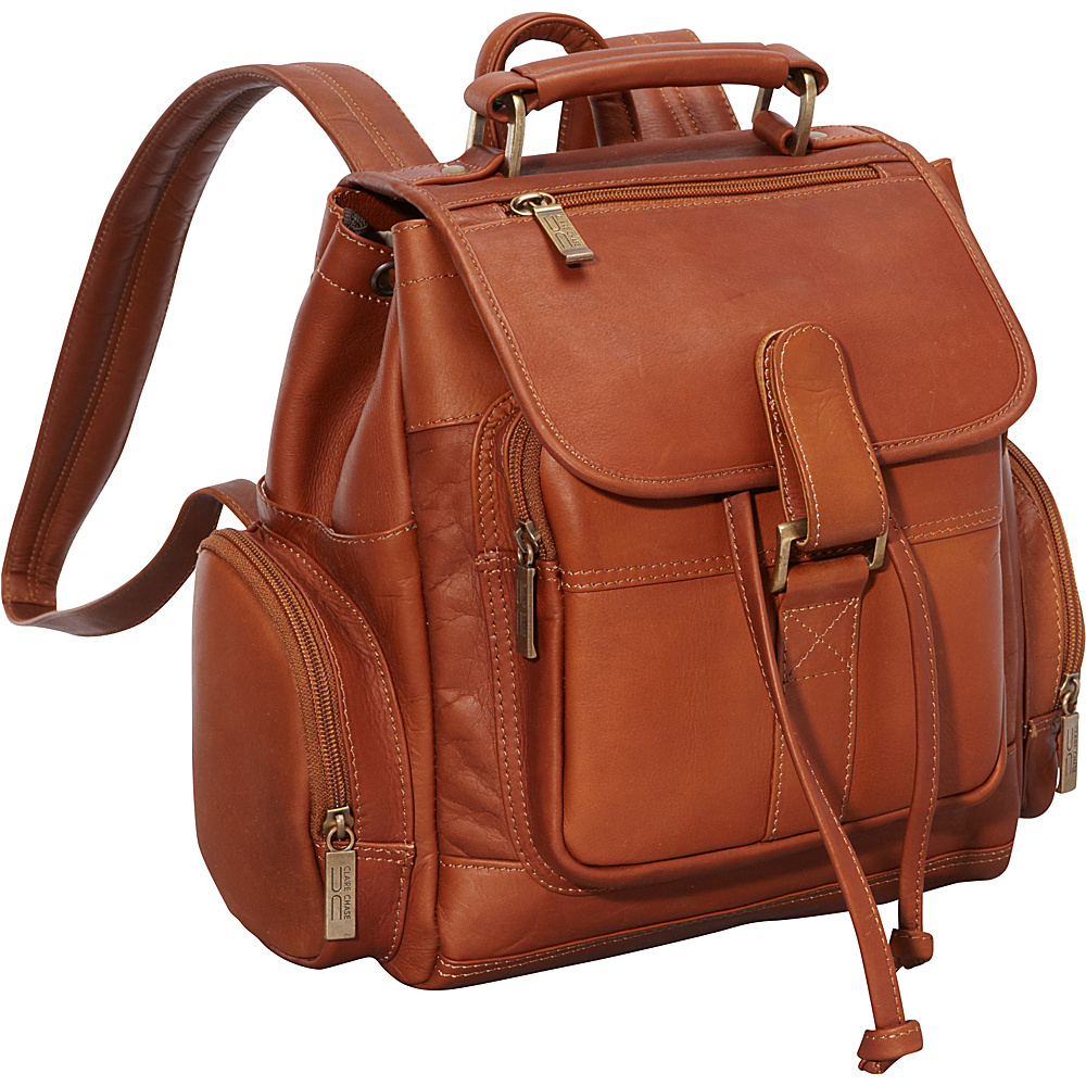 ClaireChase Uptown Netbook Bak Pack Small Saddle