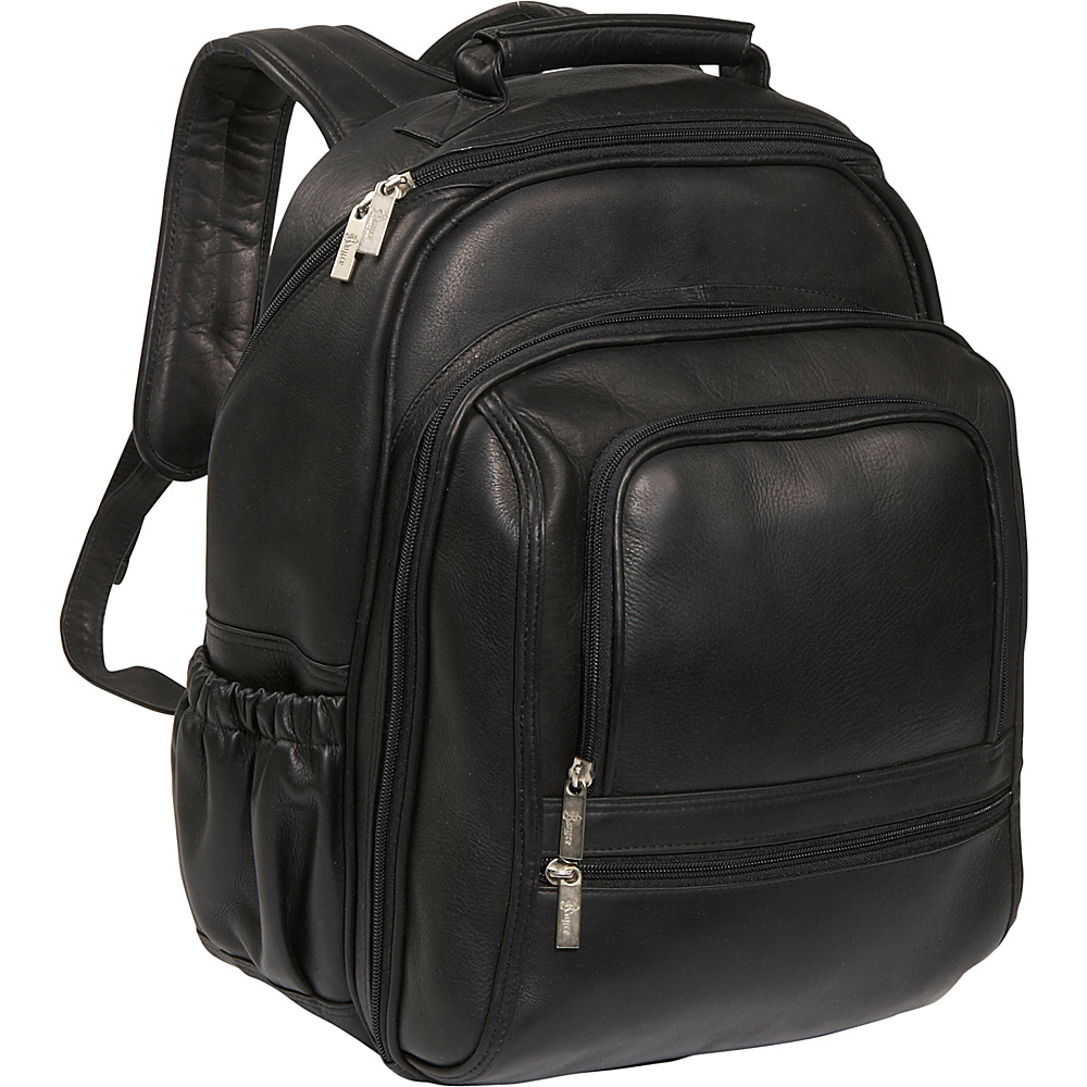 Royce Leather Deluxe Laptop Backpack Black
