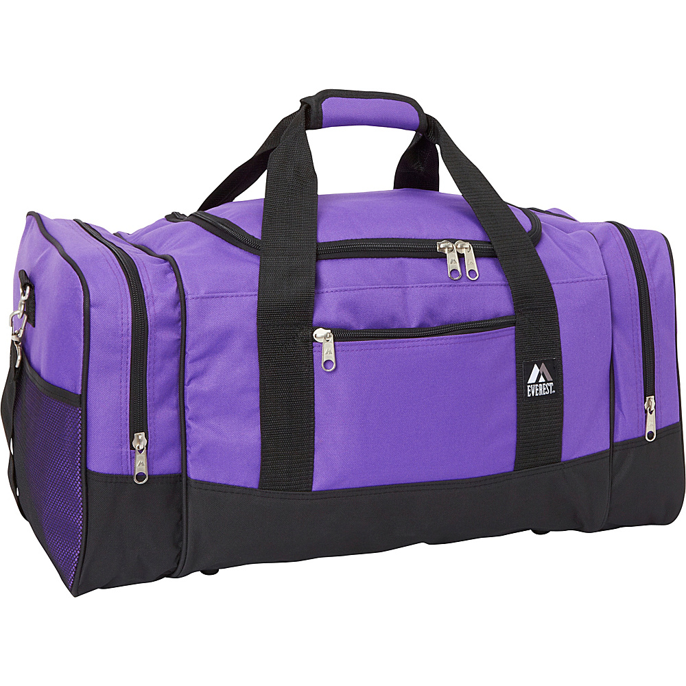 Everest 25 Sporty Gear Bag Dark Purple Black Everest Travel Duffels