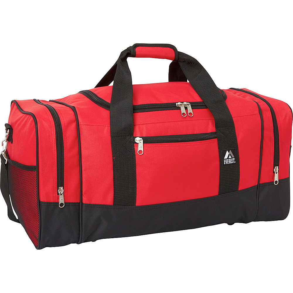 Everest 25 Sporty Gear Bag Red Black Everest Travel Duffels