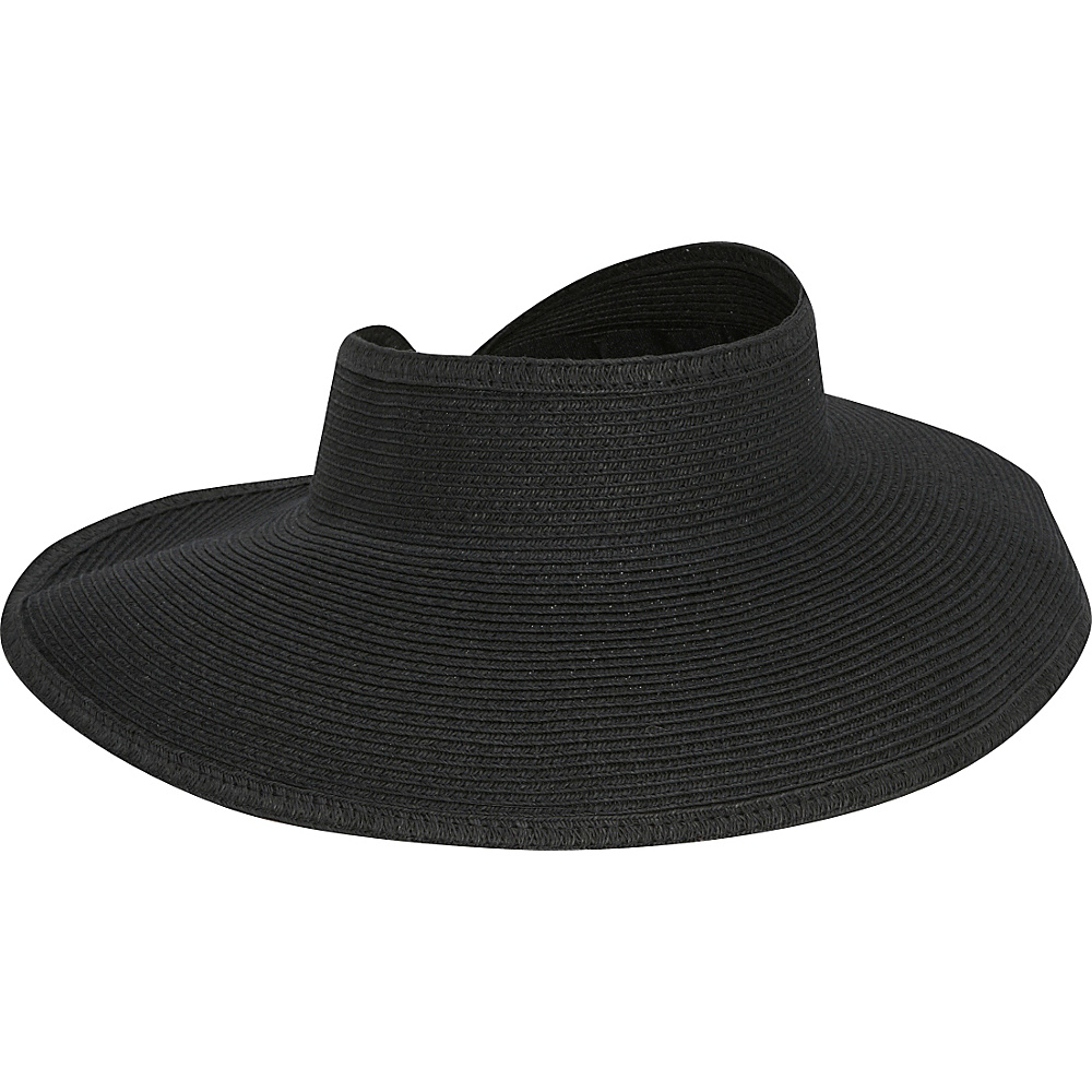 San Diego Hat Roll Up Visor Black San Diego Hat Hats Gloves Scarves