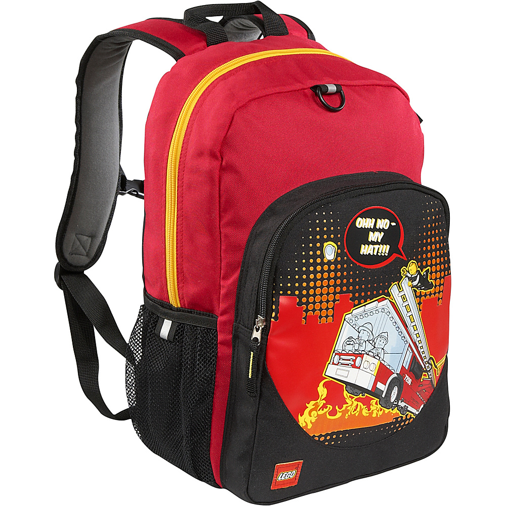 LEGO Fire City Nights Classic Backpack RED LEGO Everyday Backpacks