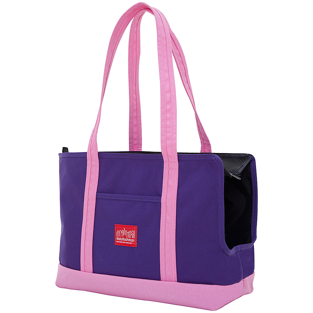 Manhattan Portage Pet Carrier Tote Bag Purple Pink
