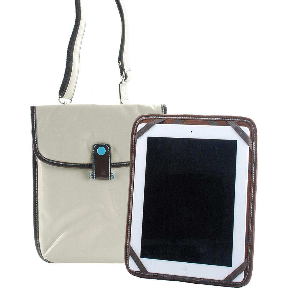 Urban Junket Kimberly Tablet Bag Ecru Urban Junket Manmade Handbags