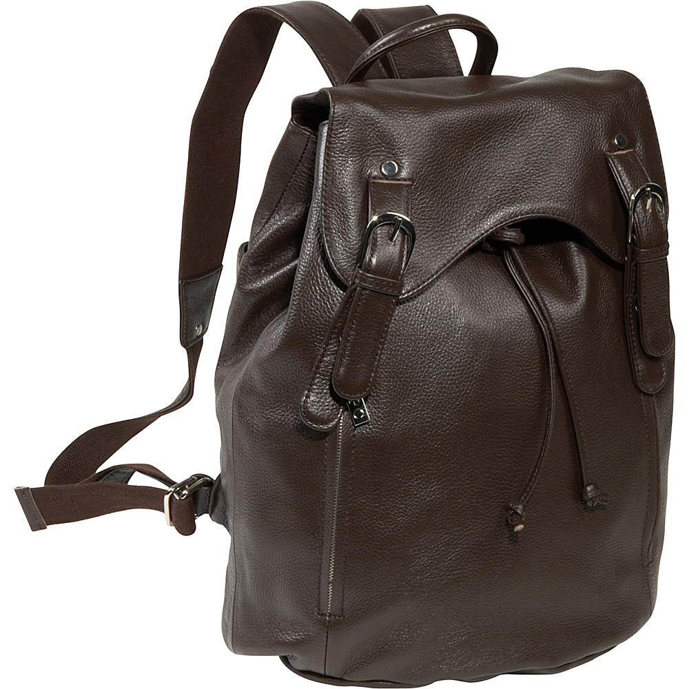 AmeriLeather Clementi Backpack Espresso AmeriLeather Leather Handbags