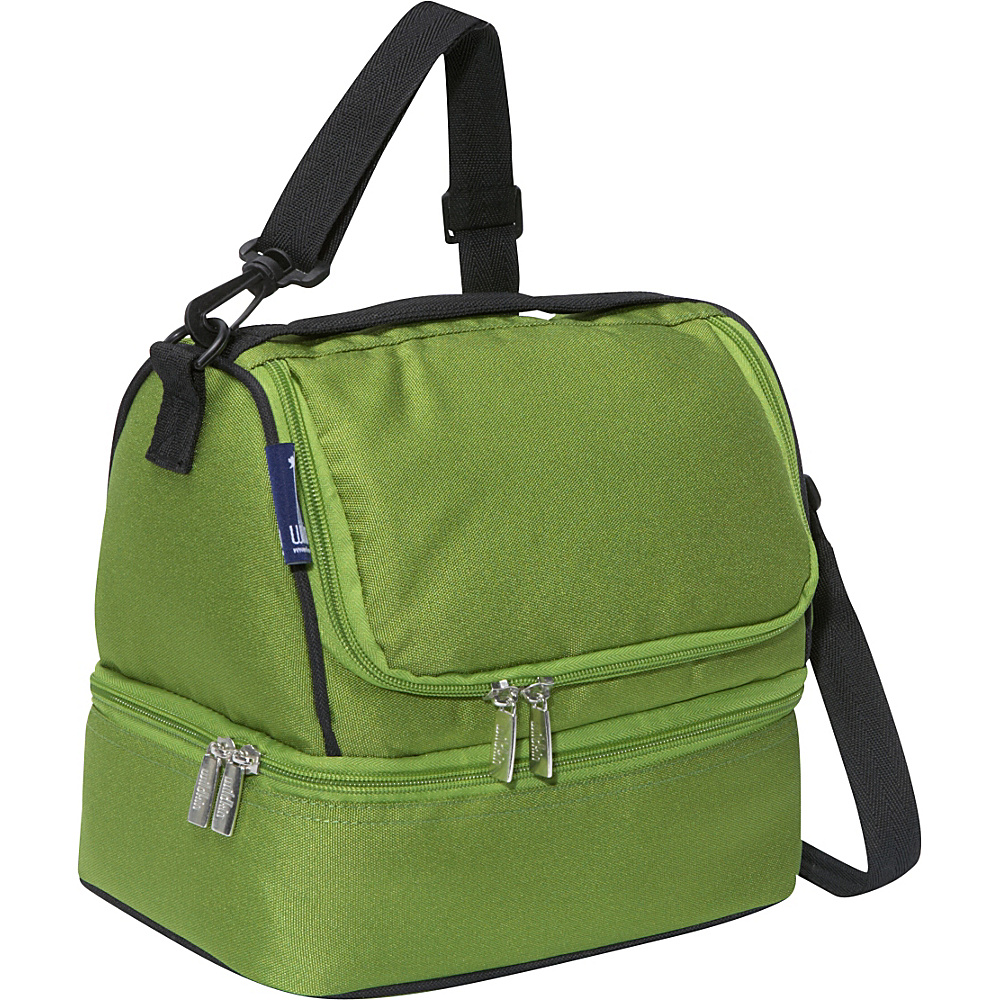 Wildkin Parrot Green Double Decker Lunch Bag Parrot