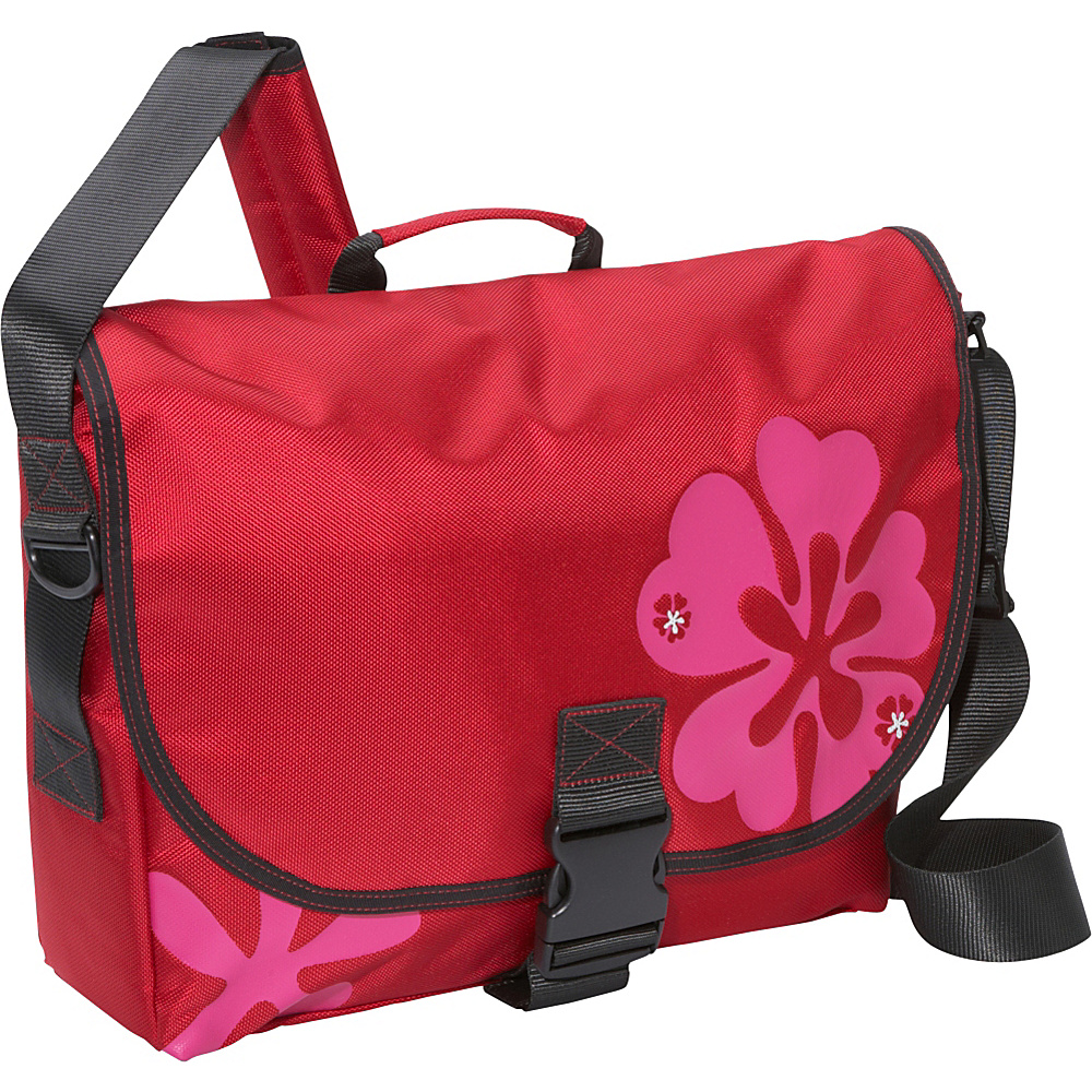 Laurex Laptop Messenger Bag Medium Red Clover Laurex Messenger Bags