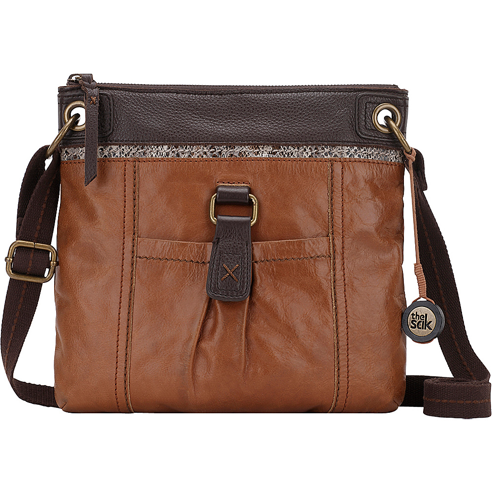 The Sak Kendra Crossbody Bag Brown Snake Multi The Sak Leather Handbags
