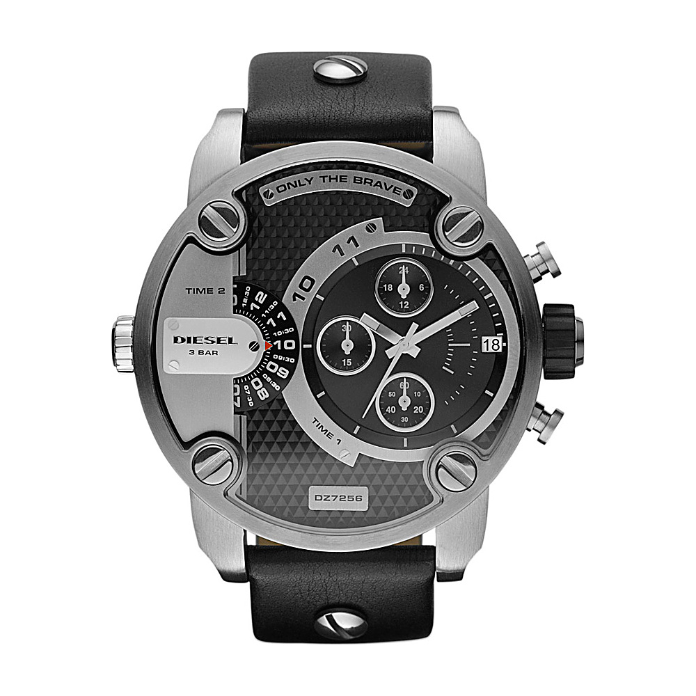 Diesel Watches Little Daddy Black and Silver Diesel Watches Watches